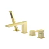 Timo. Смеситель для ванны врезной Selene 2130/17Y Золото матовое