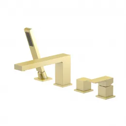 Timo. Смеситель для ванны врезной Selene 2130/17Y Золото матовое