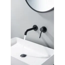 Timo. Смеситель для раковины встроенный Saona 2372/03SM Черный