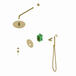 Timo. Душевая система встроенная Saona SX-2369/17SM Золото матовое