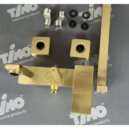 Timo. Душевая система Selene SX-1030/17 Золото матовое