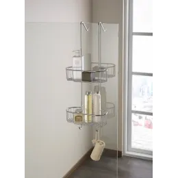 Timo. Полка двойная Nelson 150084/00 Хром