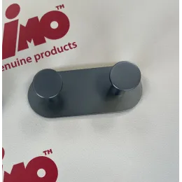 Timo. Вешалка-2 крючка Saona 13014/18 Черное золото