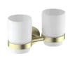 Timo. Стакан двойной для зубных щеток Saona 13034/17 Золото матовое