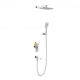 Timo. Душевая система встроенная Helmi SX-4099/00-16SM Хром-Белый