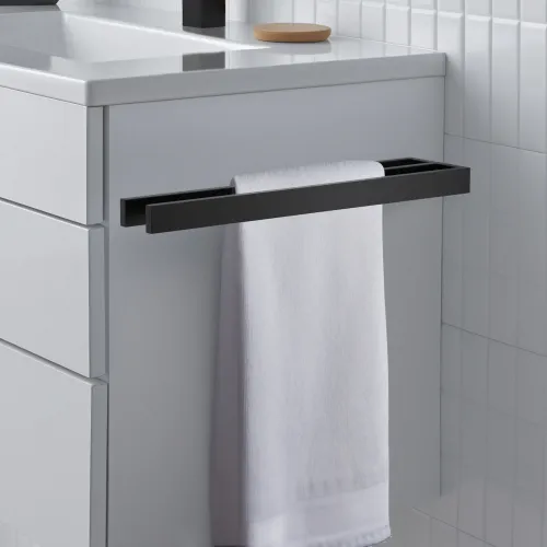 Timo. Полотенцедержатель двойной Petruma 15252/03 Черный