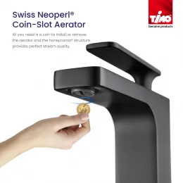 Timo. Смеситель для раковины Torne 4361/03F Черный