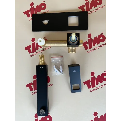 Timo. Смеситель для раковины встроенный Briana 7171/03SM Черный