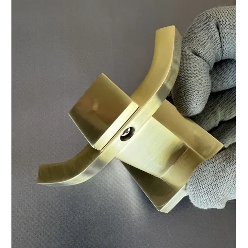 Timo. Крючок двойной Selene 17012/17 Золото матовое