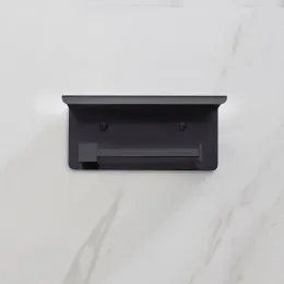 Timo. Бумагодержатель с полкой для телефона Selene 14044/03 Черный