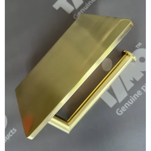 Timo. Бумагодержатель с полкой для телефона Saona 13043/17 Золото матовое