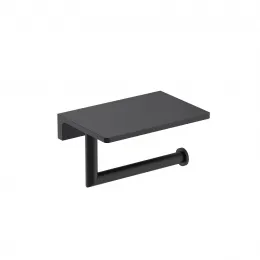 Timo. Бумагодержатель с полкой для телефона Saona 13043/03 Черный