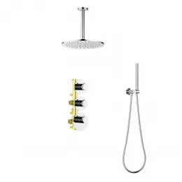 Timo. Душевая система встроенная с термостатом Saona SX-2399/00SM Хром