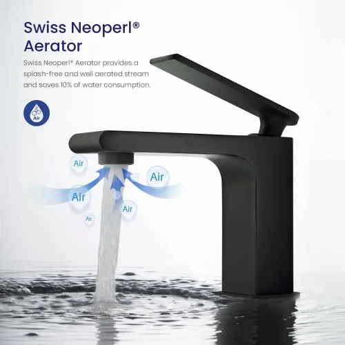 Timo. Смеситель для раковины Anni 2761/03F Черный