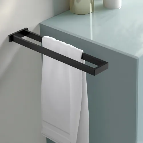 Timo. Полотенцедержатель двойной Selene 14052/03 Черный