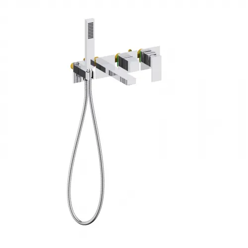 Timo. Смеситель для ванны встроенный Selene 2014/00YSM Хром