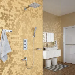 Timo. Душевая система встроенная с термостатом Tetra-Thermo SX-0199/00SM Хром