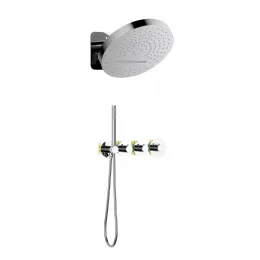 Timo. Душевая система встроенная с термостатом Saona SX-2329/00SM Хром