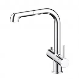 Timo. Смеситель для кухни с подключением фильтра и выдвижной лейкой Saona 2346/00FL Хром
