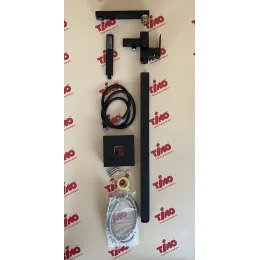 Timo. Смеситель напольный для ванны Selene 2200/03Y-CR Черный