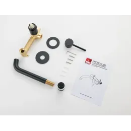 Timo. Смеситель для раковины встроенный Saona 2372/03SM Черный