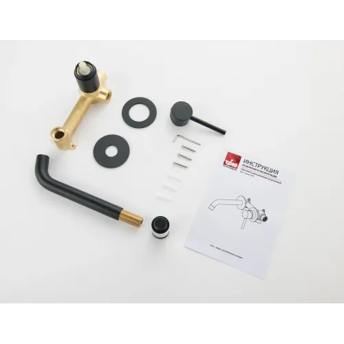 Timo. Смеситель для раковины встроенный Saona 2372/03SM Черный