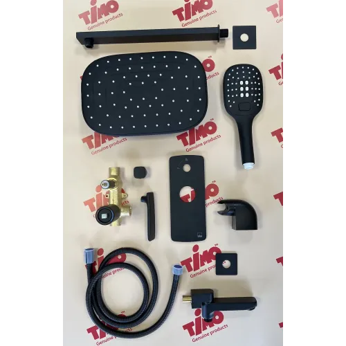 Timo. Душевая система встроенная Helmi SX-4099/03SM Черный