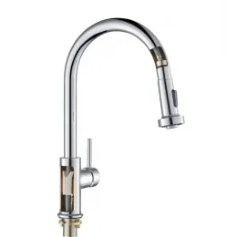 Timo. Смеситель для кухни с выдвижной лейкой Saona 2316/00FL Хром