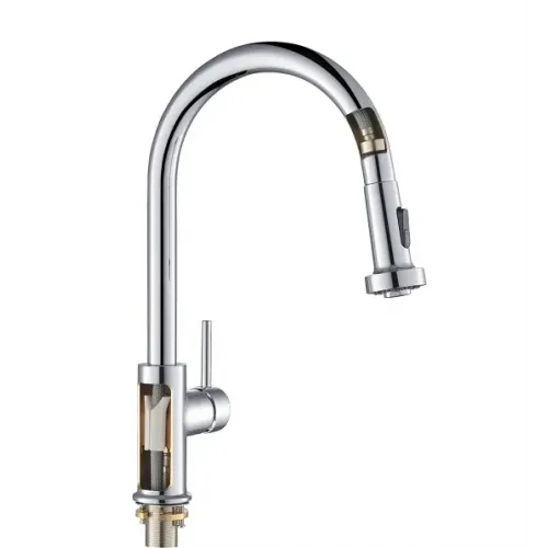 Timo. Смеситель для кухни с выдвижной лейкой Saona 2316/00FL Хром