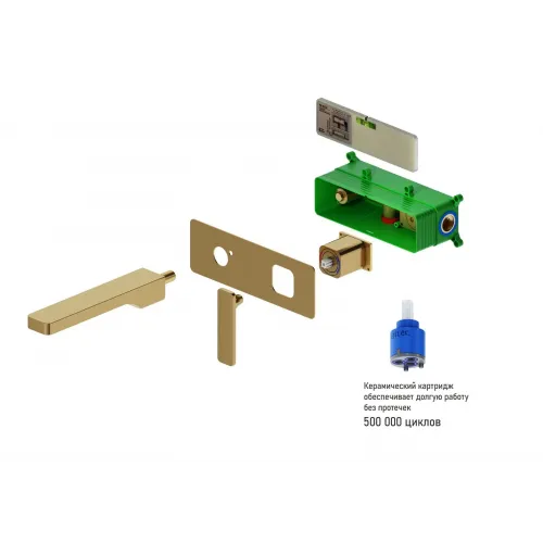 Timo. Смеситель для раковины встроенный Torne 4371/02SM Антик