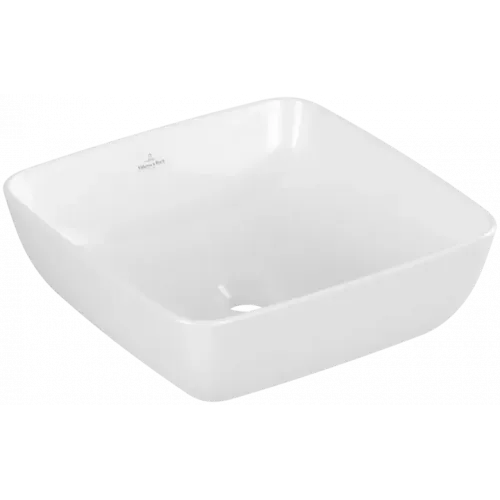 Villeroy & Boch Artis Раковина для установки на столешницу, 410 x 410 x 130 mm, Альпийский белый, без перелива 41784101