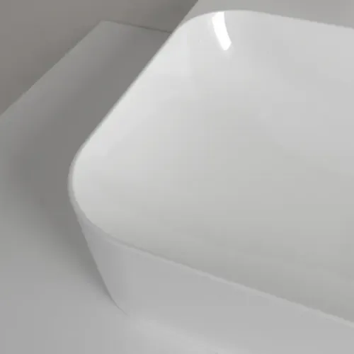 Villeroy & Boch Finion Раковина для установки на столешницу, 600 x 445 x 115 mm, Альпийский белый CeramicPlus, со скрытым переливом 414264R1