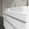 Villeroy & Boch Venticello Тумба под раковину, 4 выдвижных ящика, 1257 x 606 x 502 mm, Glossy White / Glossy White A94401DH