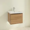 Villeroy & Boch Subway 3.0 Тумба под раковину, с подсветкой, 1 выдвижной ящик, 523 x 429 x 448 mm, Oak Kansas C579L1RH