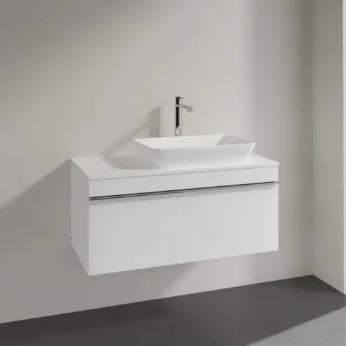 Villeroy & Boch Venticello Тумба под раковину, 1 выдвижной ящик, 957 x 436 x 502 mm, Glossy White / Glossy White A94801DH