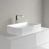 Villeroy & Boch Finion Раковина для установки на столешницу, 600 x 350 x 115 mm, Альпийский белый CeramicPlus, без перелива 414361R1