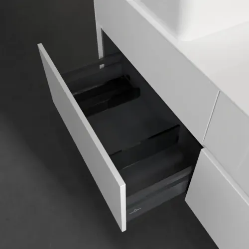 Villeroy & Boch Collaro Тумба под раковину, 4 выдвижных ящика, 1400 x 548 x 500 mm, Glossy White / Glossy White C04600DH