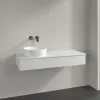 Villeroy & Boch Antao Тумба под раковину, с подсветкой, 1 выдвижной ящик, 1200 x 190 x 500 mm, лицевая поверхность без текстурированной отделки, Glossy White Lacquer / Glossy White Lacquer L11010GF