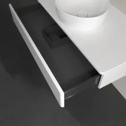 Villeroy & Boch Antao Тумба под раковину, 1 выдвижной ящик, 1000 x 190 x 500 mm, лицевая поверхность без текстурированной отделки, Glossy White Lacquer / Glossy White Lacquer K09010GF