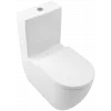 Villeroy & Boch Subway 3.0 ViClean унитаз-компакт с открытым смывным краем, напольный, с TwistFlush, Альпийский белый 4672T001