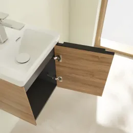 Villeroy & Boch Subway 3.0 Тумба под раковину, 1 дверь, 351 x 429 x 309 mm, Oak Kansas C58401RH