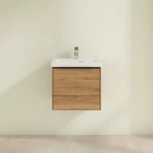 Villeroy & Boch Subway 3.0 Тумба под раковину, 1 выдвижной ящик, 473 x 429 x 408 mm, Oak Kansas C58001RH