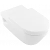 Villeroy & Boch ViCare Сиденье с крышкой для унитаза ViCare, с функцией автоматического опускания (SoftClosing), со снимаемым сиденьем (QuickRelease), Альпийский белый 9M51B101