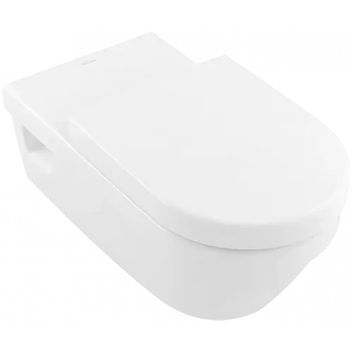 Villeroy & Boch ViCare Сиденье с крышкой для унитаза ViCare, с функцией автоматического опускания (SoftClosing), со снимаемым сиденьем (QuickRelease), Альпийский белый 9M51B101