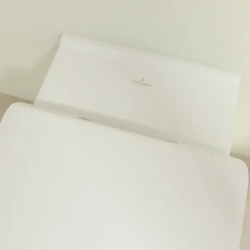 Villeroy & Boch ViCare Унитаз с открытым смывным краем ViCare, настенный, Альпийский белый CeramicPlus 4695R0R1
