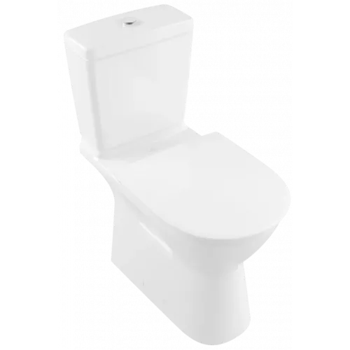 Villeroy & Boch ViCare Унитаз-компакт с открытым смывным краем ViCare, напольный, Альпийский белый 4620R001