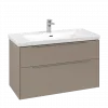 Villeroy & Boch Subway 3.0 Тумба под раковину, 2 выдвижных ящика, 973 x 576 x 478 mm, Taupe C57002VM