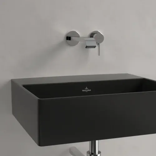 Villeroy & Boch Memento 2.0 Pаковина, 500 x 420 x 140 mm, Ebony CeramicPlus, без перелива, шлифованный 4A225FS5