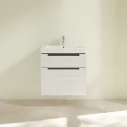 Villeroy & Boch Subway 2.0 Тумба под раковину, 2 выдвижных ящика, 637 x 590 x 454 mm, White Wood A91000E8