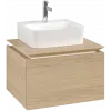 Villeroy & Boch Legato Тумба под раковину, 1 выдвижной ящик, 600 x 380 x 500 mm, Nordic Oak / Nordic Oak B73100VJ